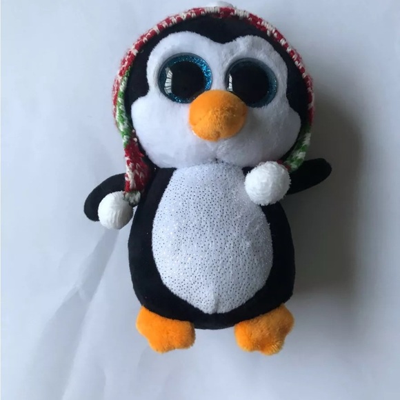 Ty Beanie Boos PENELOPE the Holiday Penguin Plush - Picture 1 of 4
